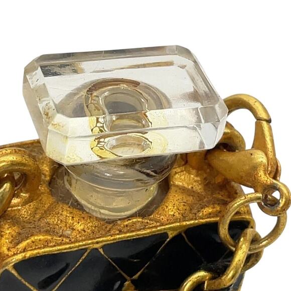 Chanel No.5 Eau de Perfume Mini Bottle Chain Necklace W/Box - Picture 8 of 11